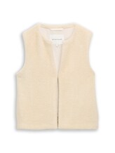 Geselecteerd, Teddy vest met zakken door Tom Tailor, bruin