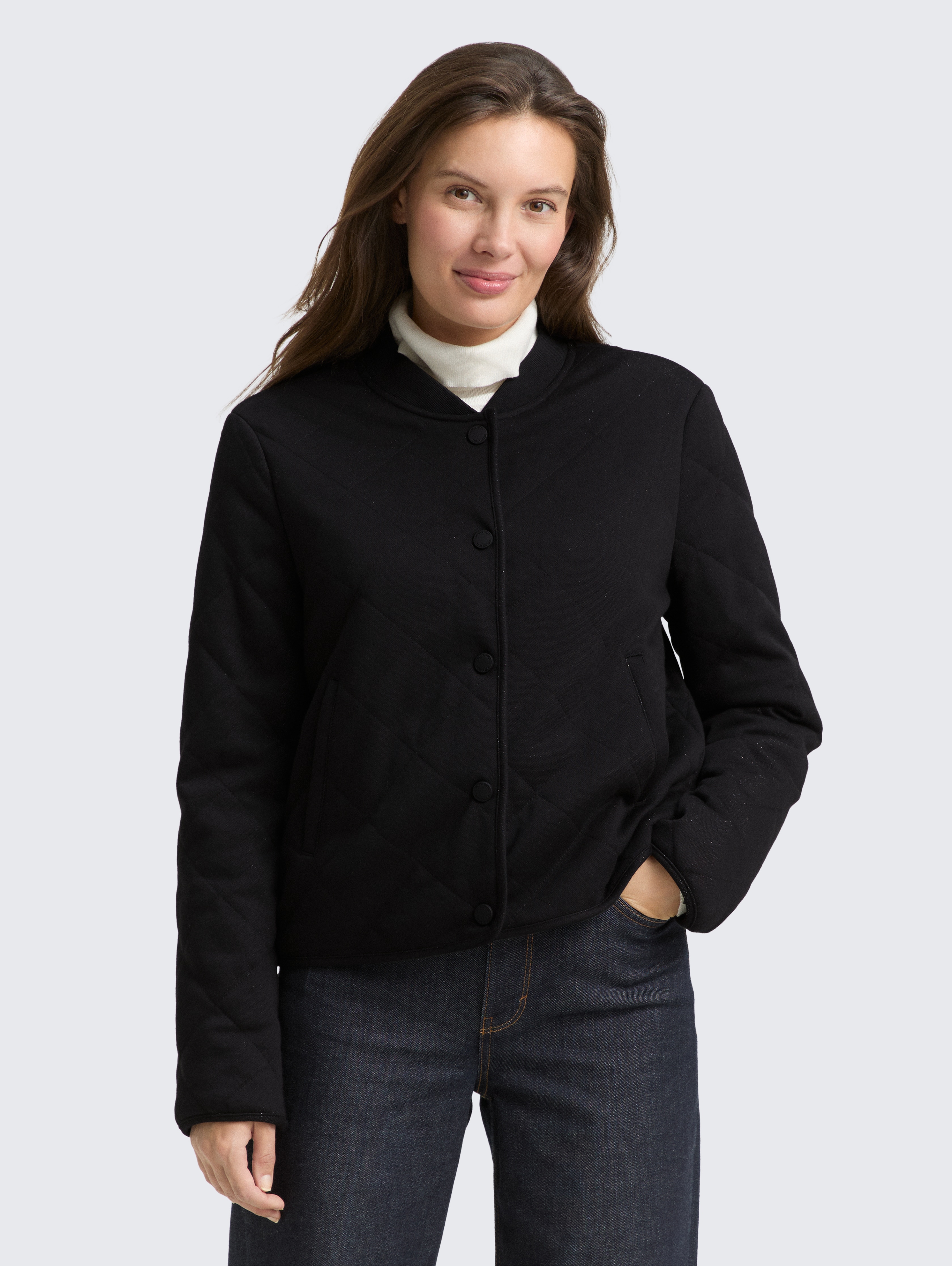 Steppjacke mit Glitzer-Effekt von Women, structure with lurex