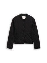 Sélectionné, Veste matelassée à effet pailleté par Tom Tailor, gris