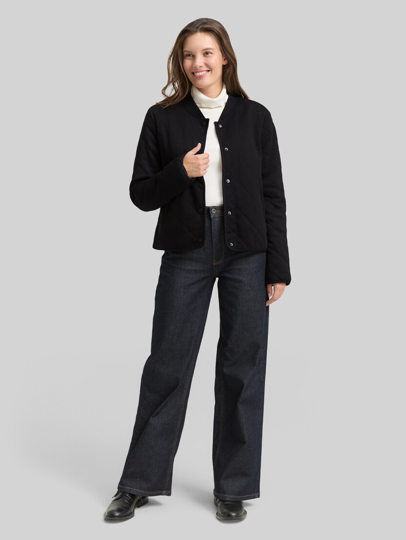 Steppjacke mit Glitzer-Effekt von Women, structure with lurex