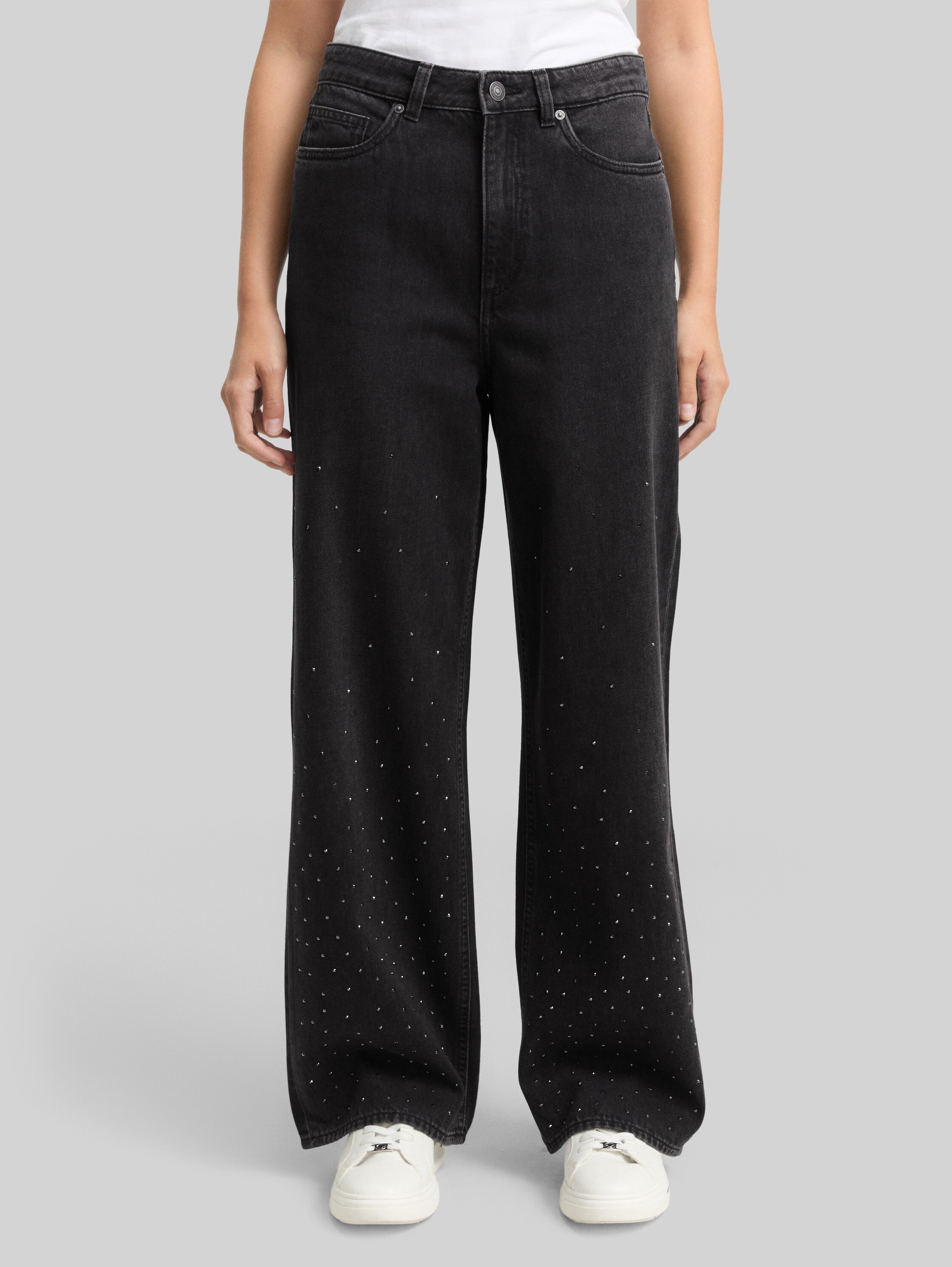 Jeans Mom Fit Donna TOM TAILOR Denim - Vita Alta, Gamba Larga - Cotone Sostenibile (Cod. 1047934)