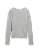 Nicht ausgewählt, Strickpullover mit Knopf-Details von , 