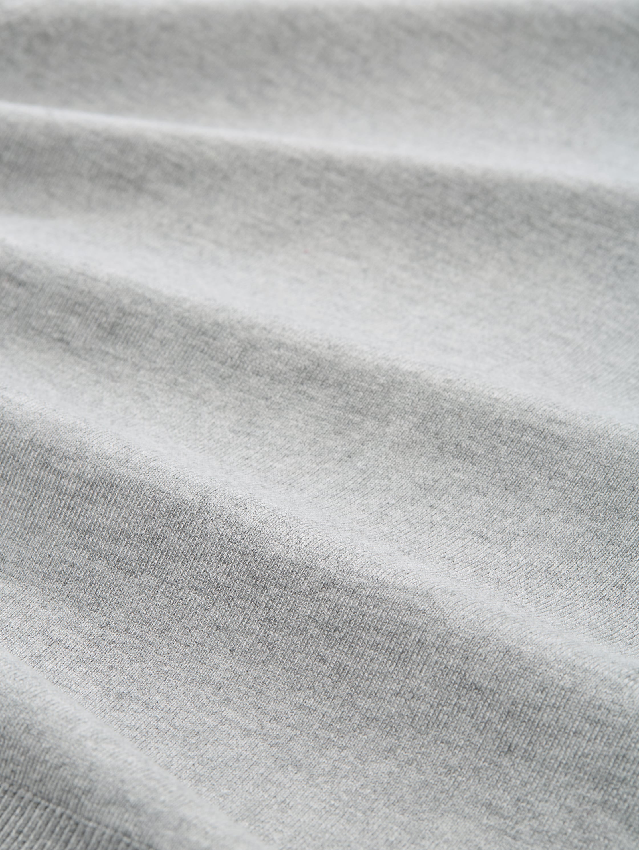 Strickpullover mit Knopf-Details - medium silver grey melange - Material-Ansicht