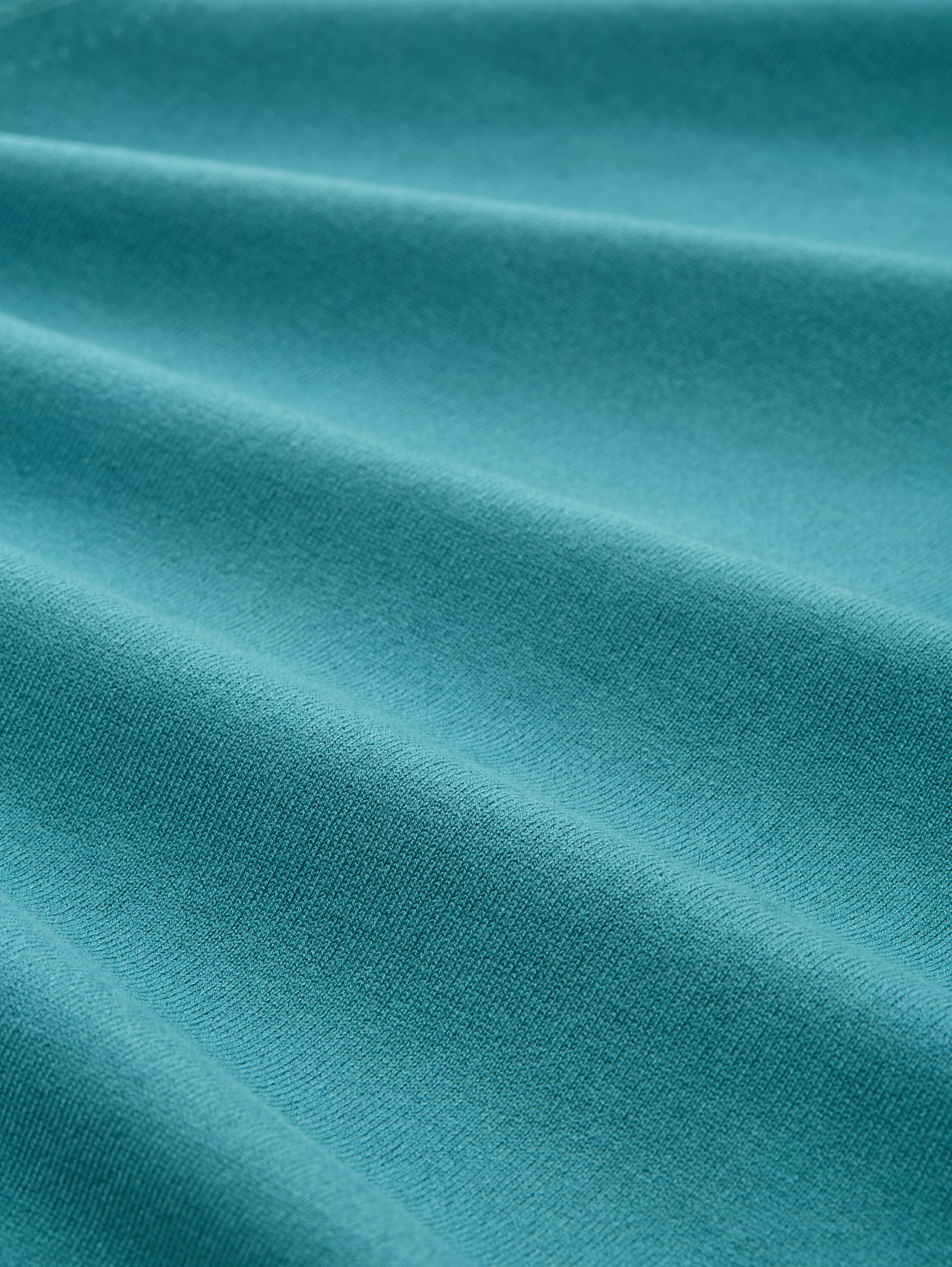 Strickpullover mit Knopf-Details - tropical teal - Material-Ansicht