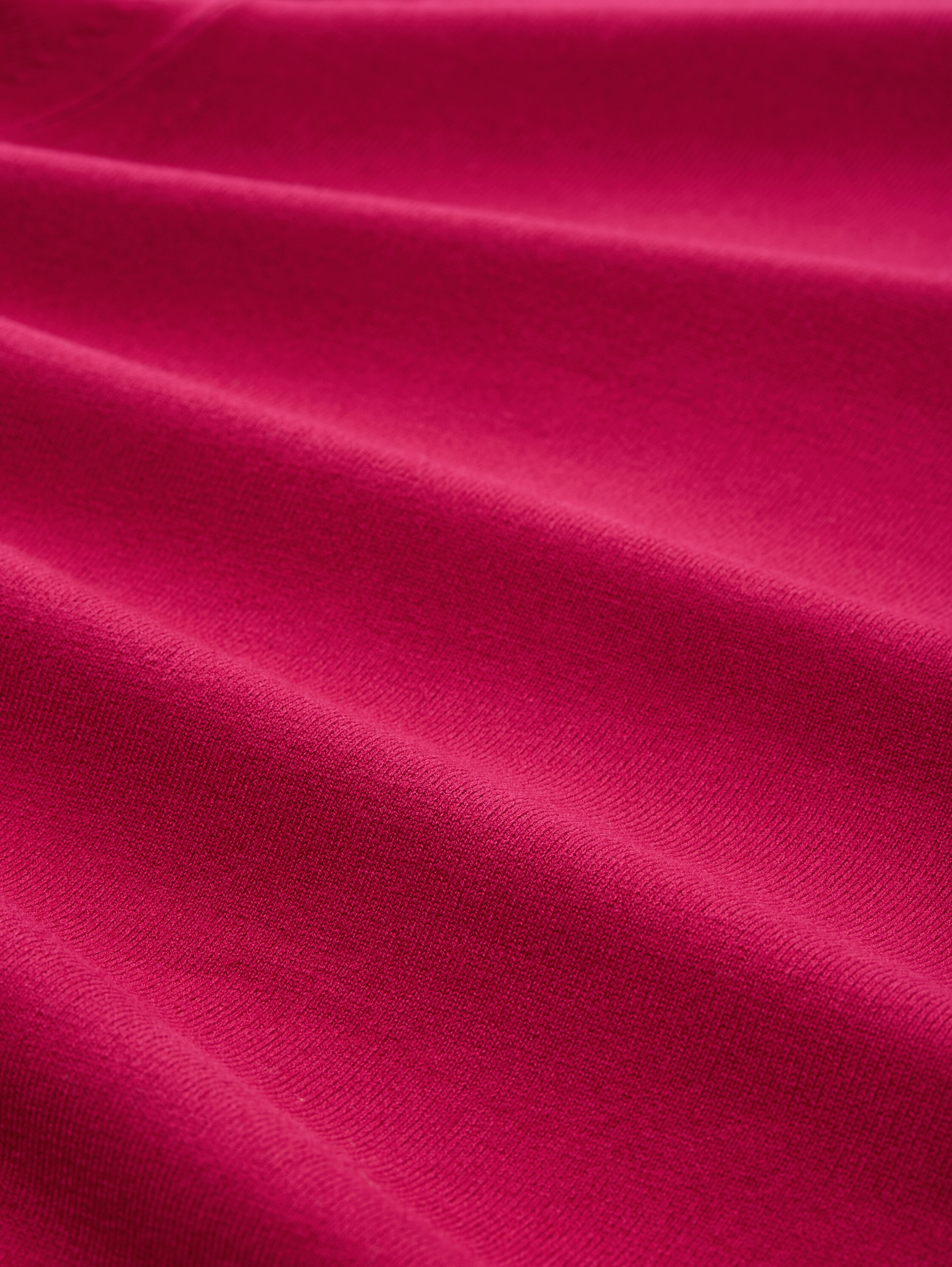 Strickpullover mit Knopf-Details - dark pink - Material-Ansicht