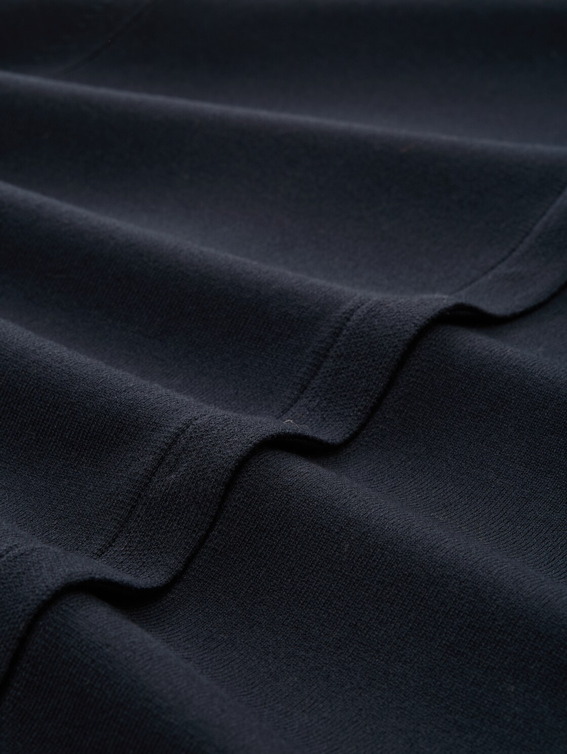 Cardigan mit verdeckter Knopfleiste - sky captain blue - Material-Ansicht