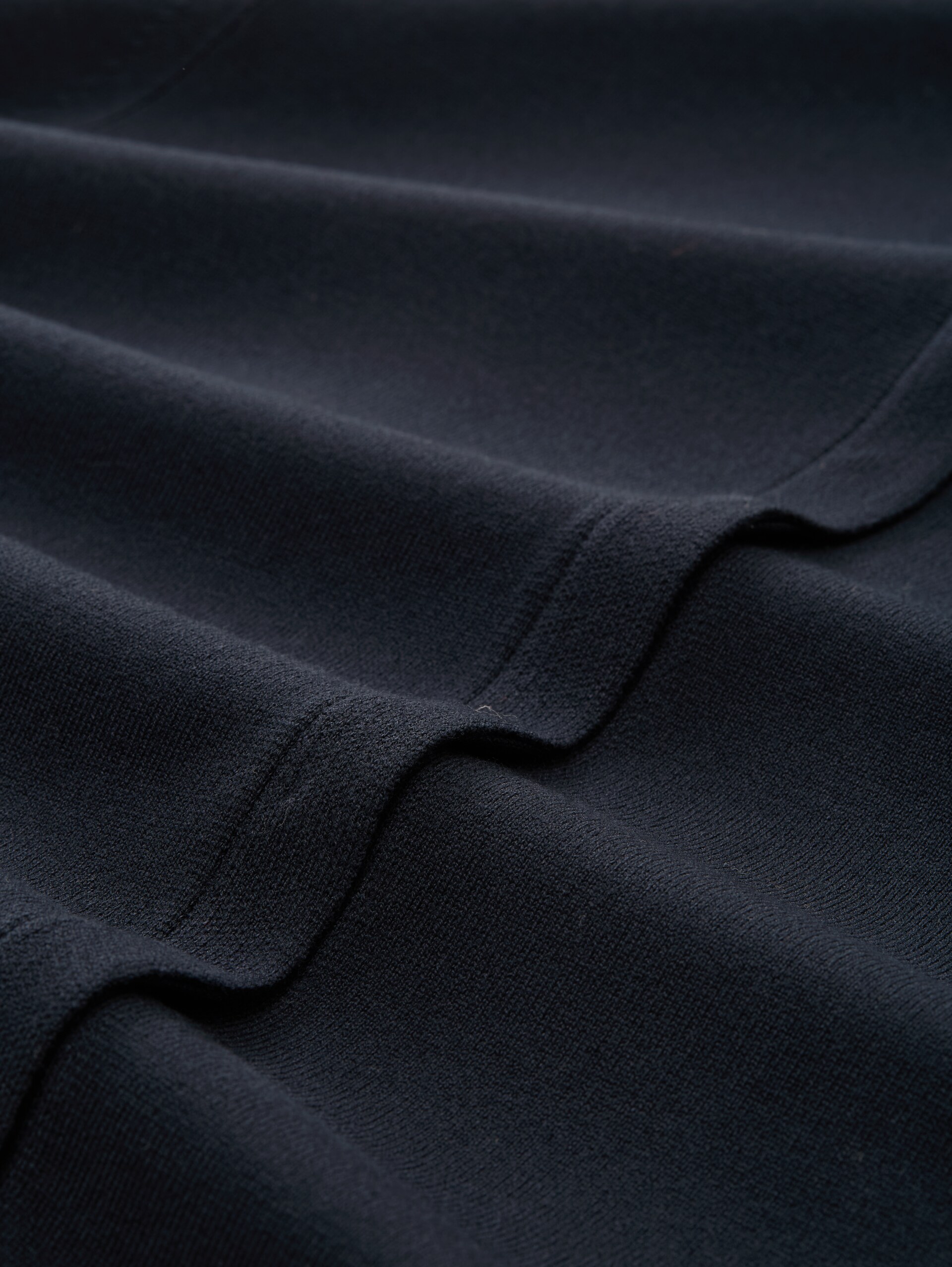 Cardigan mit verdeckter Knopfleiste - sky captain blue - Material-Ansicht