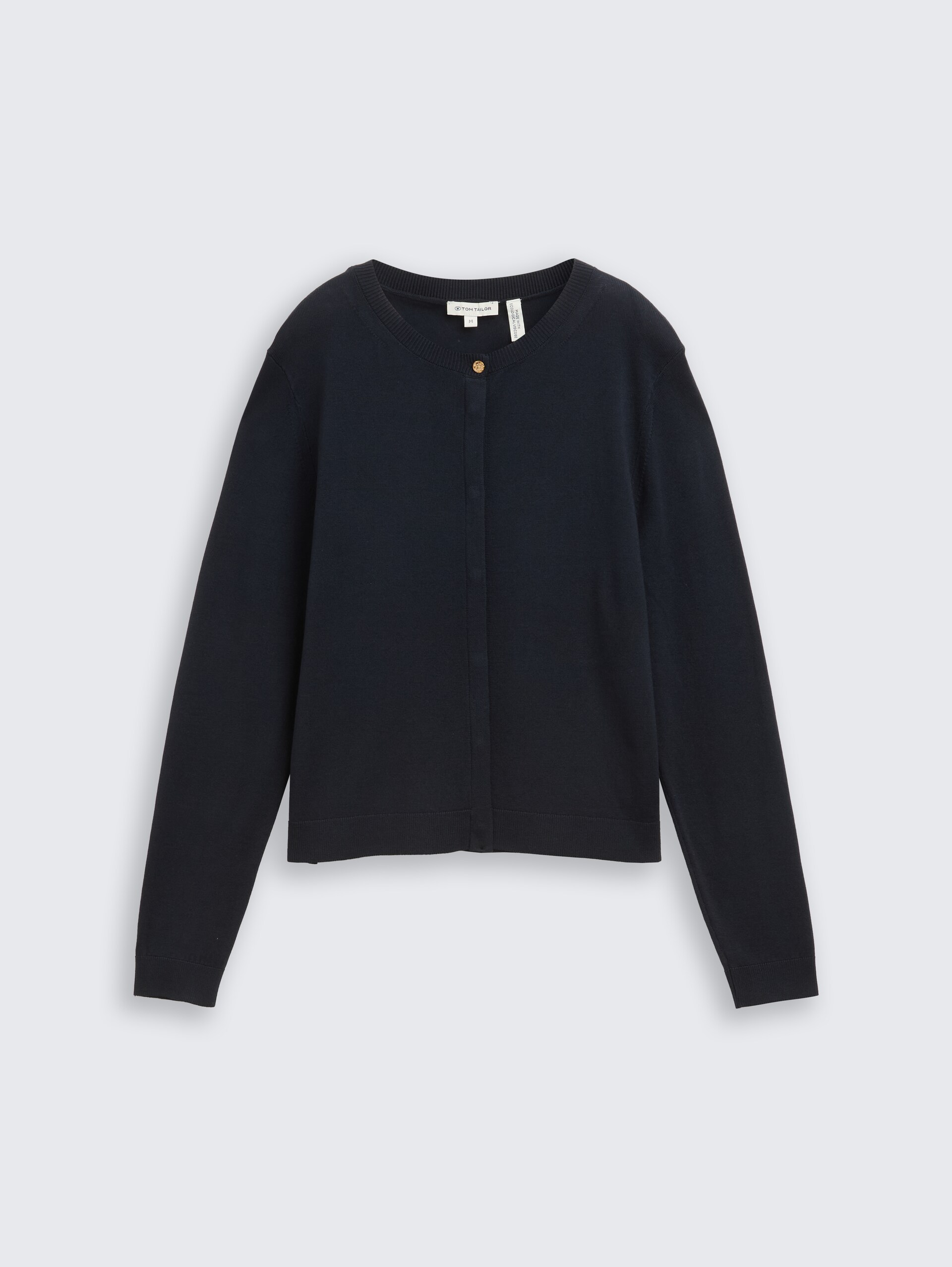 Cardigan mit verdeckter Knopfleiste - sky captain blue