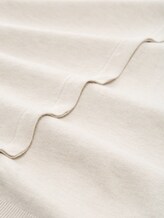 Cardigan mit verdeckter Knopfleiste - sand stone beige melange - Material-Ansicht