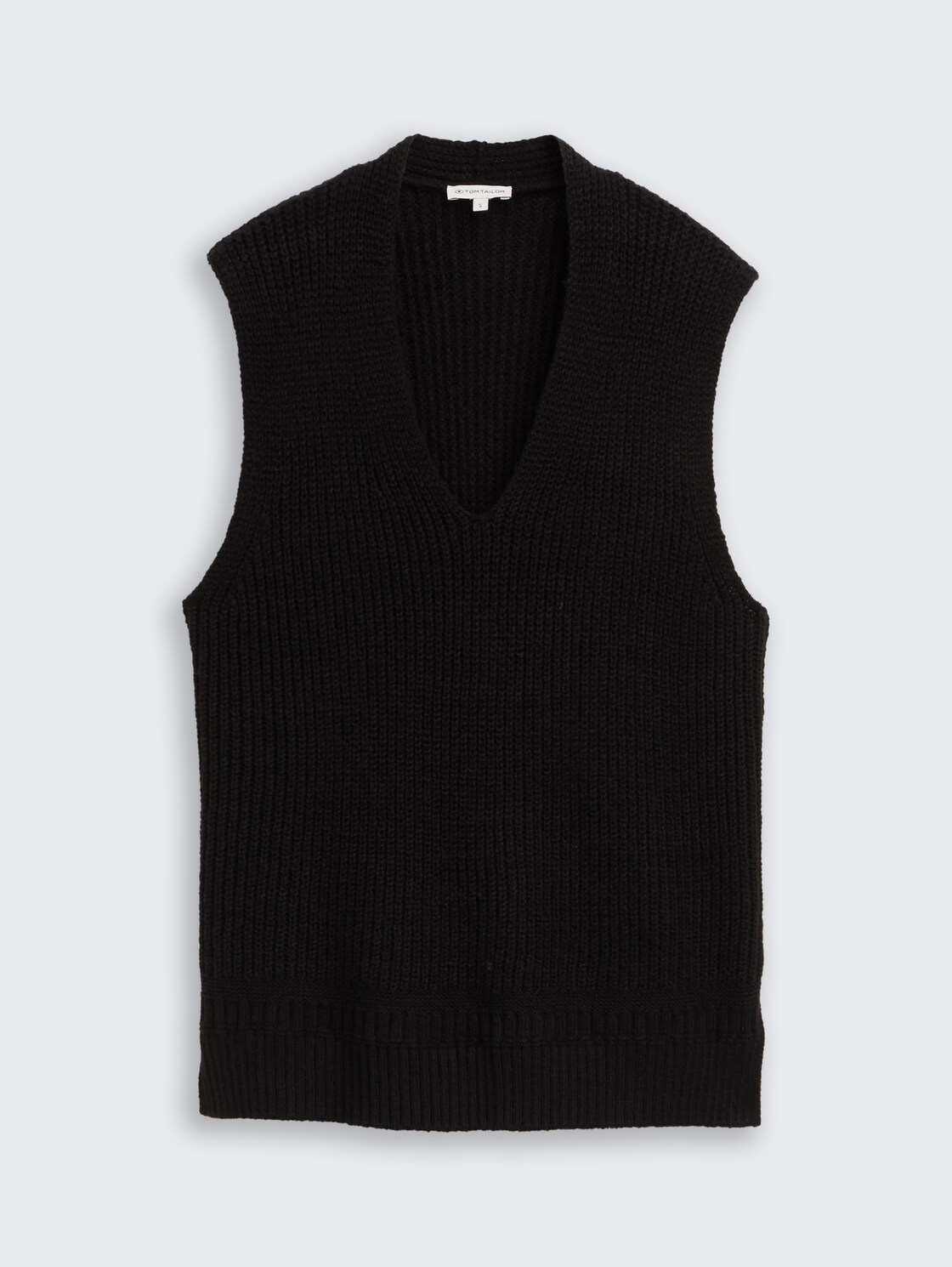 Pullunder mit V-Ausschnitt - deep black