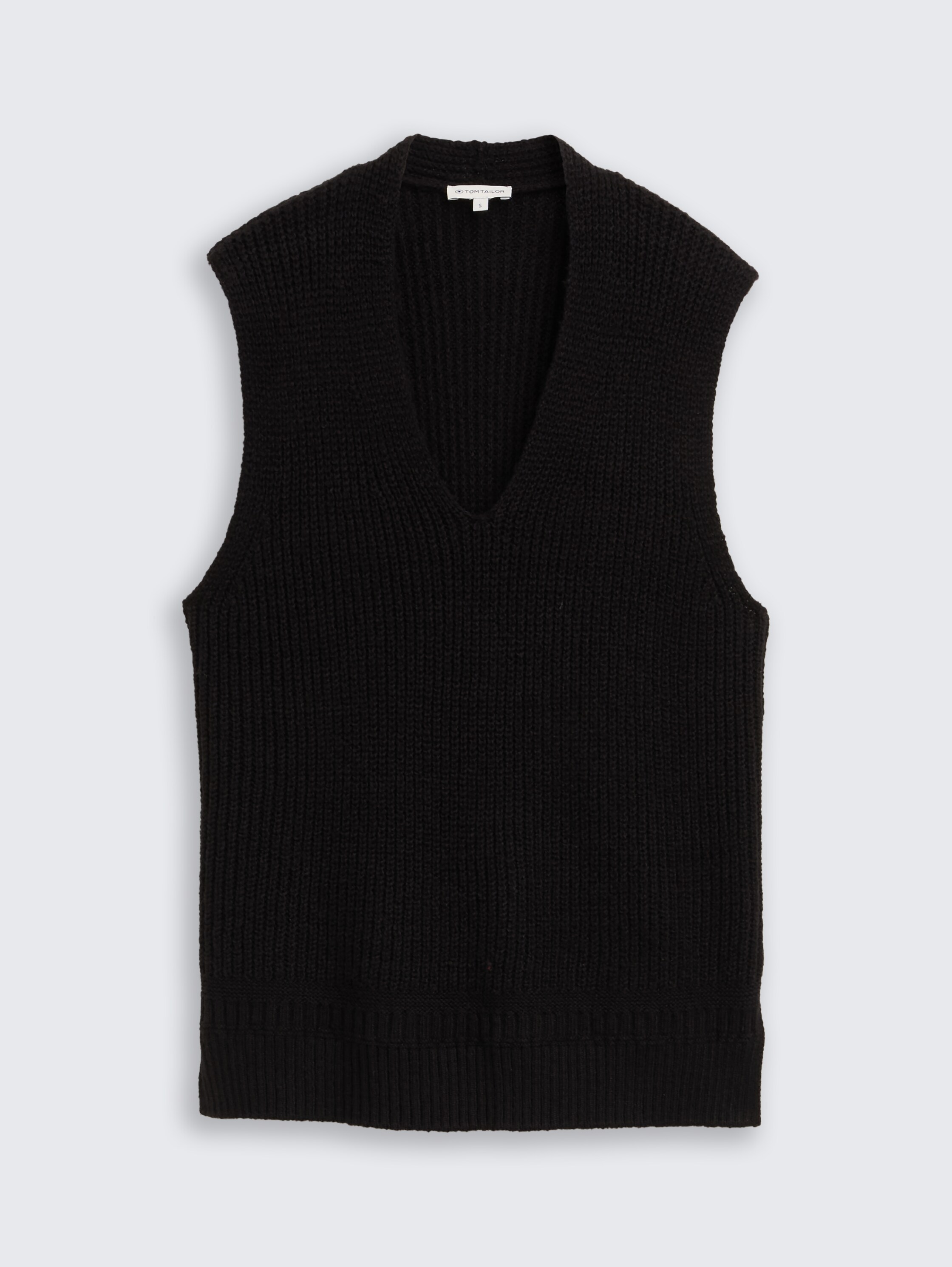 Pullunder mit V-Ausschnitt - deep black