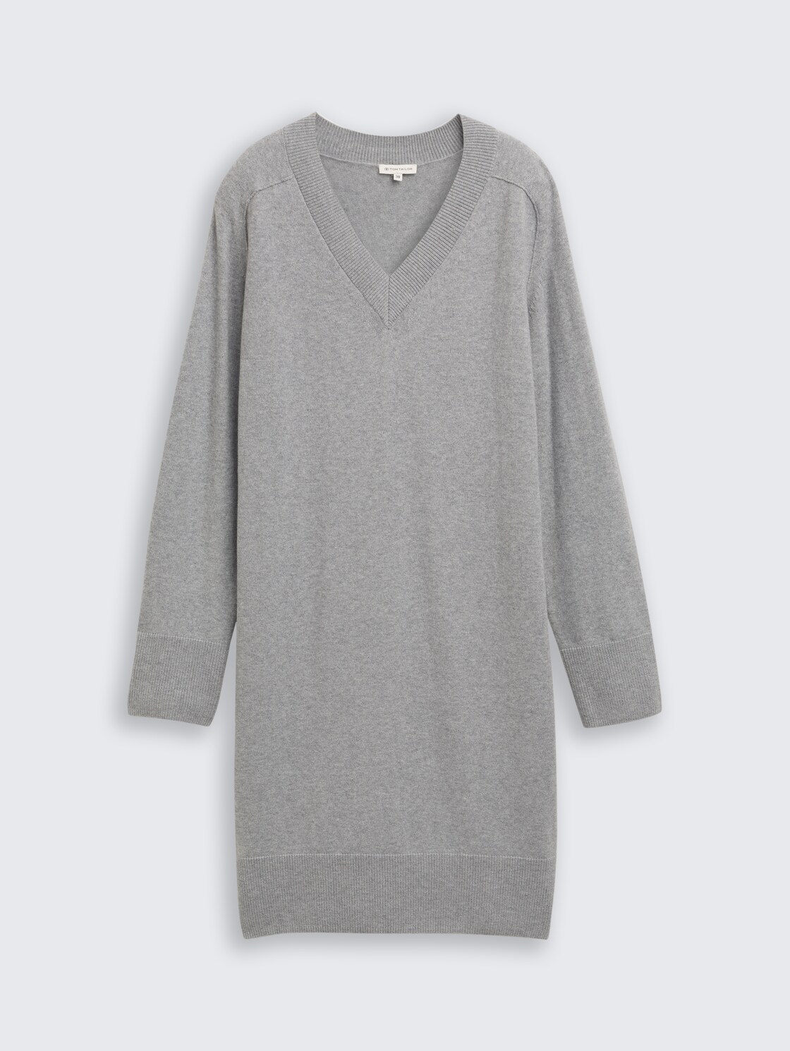 Strickkleid mit Kaschmir-Anteil - medium silver grey melange - Vorder-Produkt-Ansicht