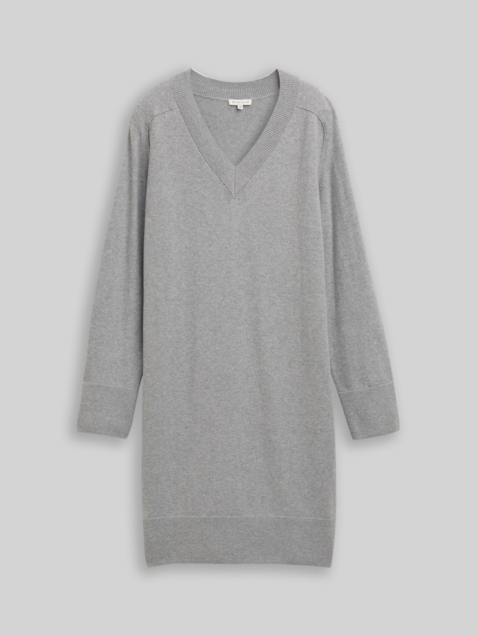 Strickkleid mit Kaschmir-Anteil von Women, medium silver grey melange