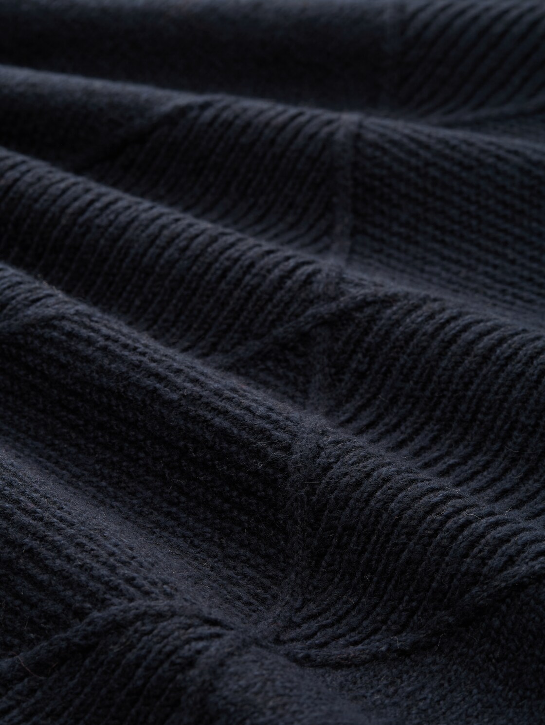 Loose Fit Strickkleid - sky captain blue - Material-Ansicht