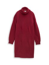 Niet geselecteerd, Losvallende gebreide jurk door , rood