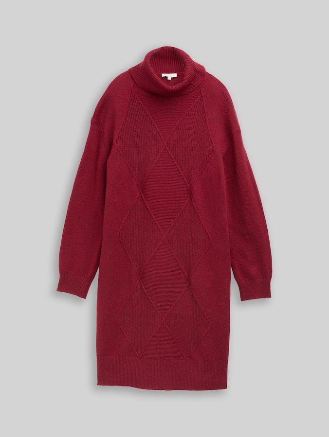Loose Fit Strickkleid von Women, rumba red melange