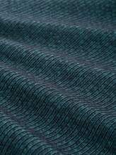 Pull en maille en fil de plumes - teal stripe with featheryarn - Vue de la matière