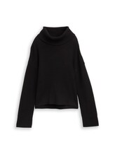 Nicht ausgewählt, Oversize Rollkragenpullover von , schwarz