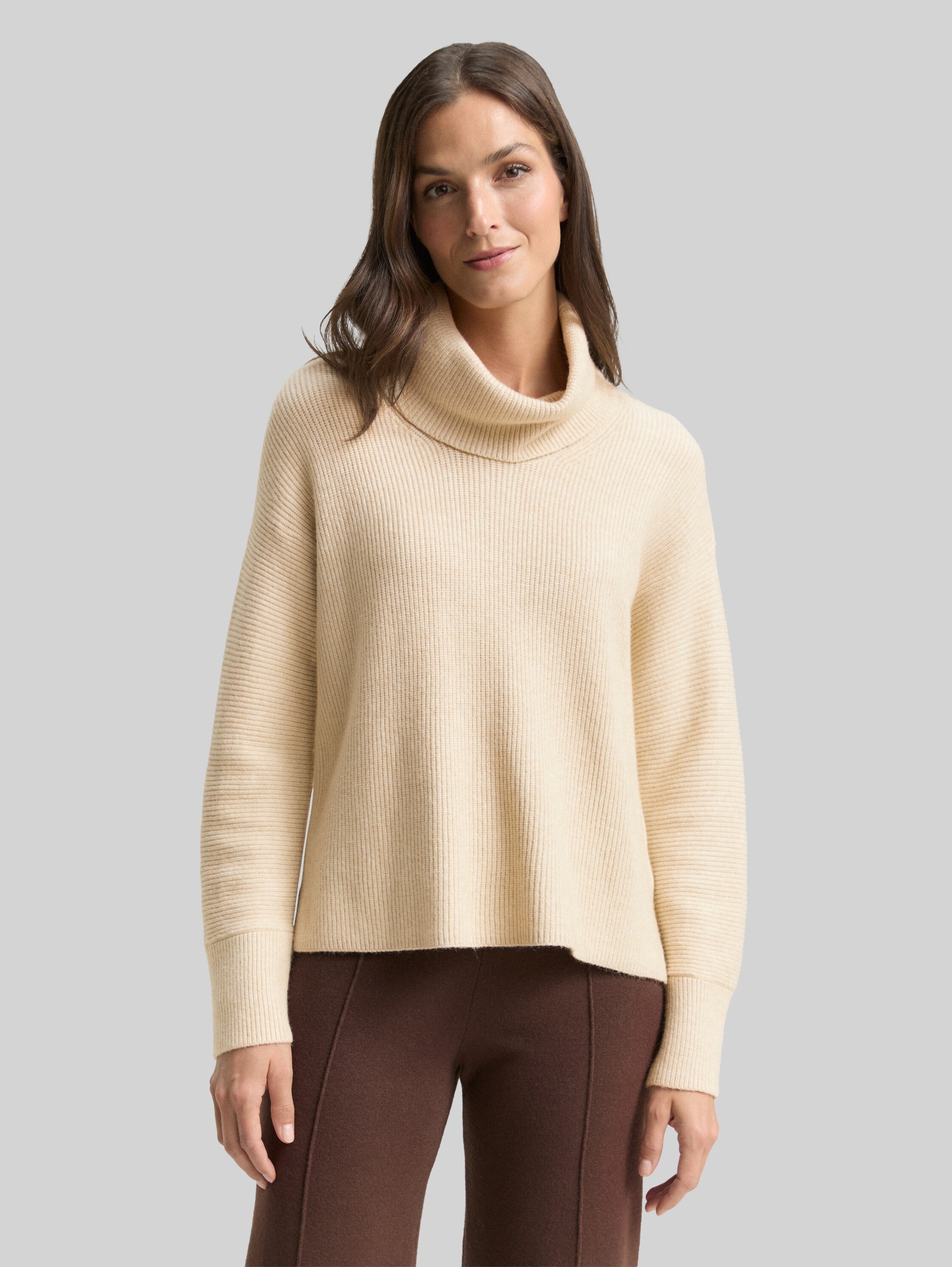 TOM TAILOR Maglione Donna Vestibilità Ampia | Morbido In Cotone E Rayon | Maglia Casual E Comoda Per L'Autunno | Colore Unico