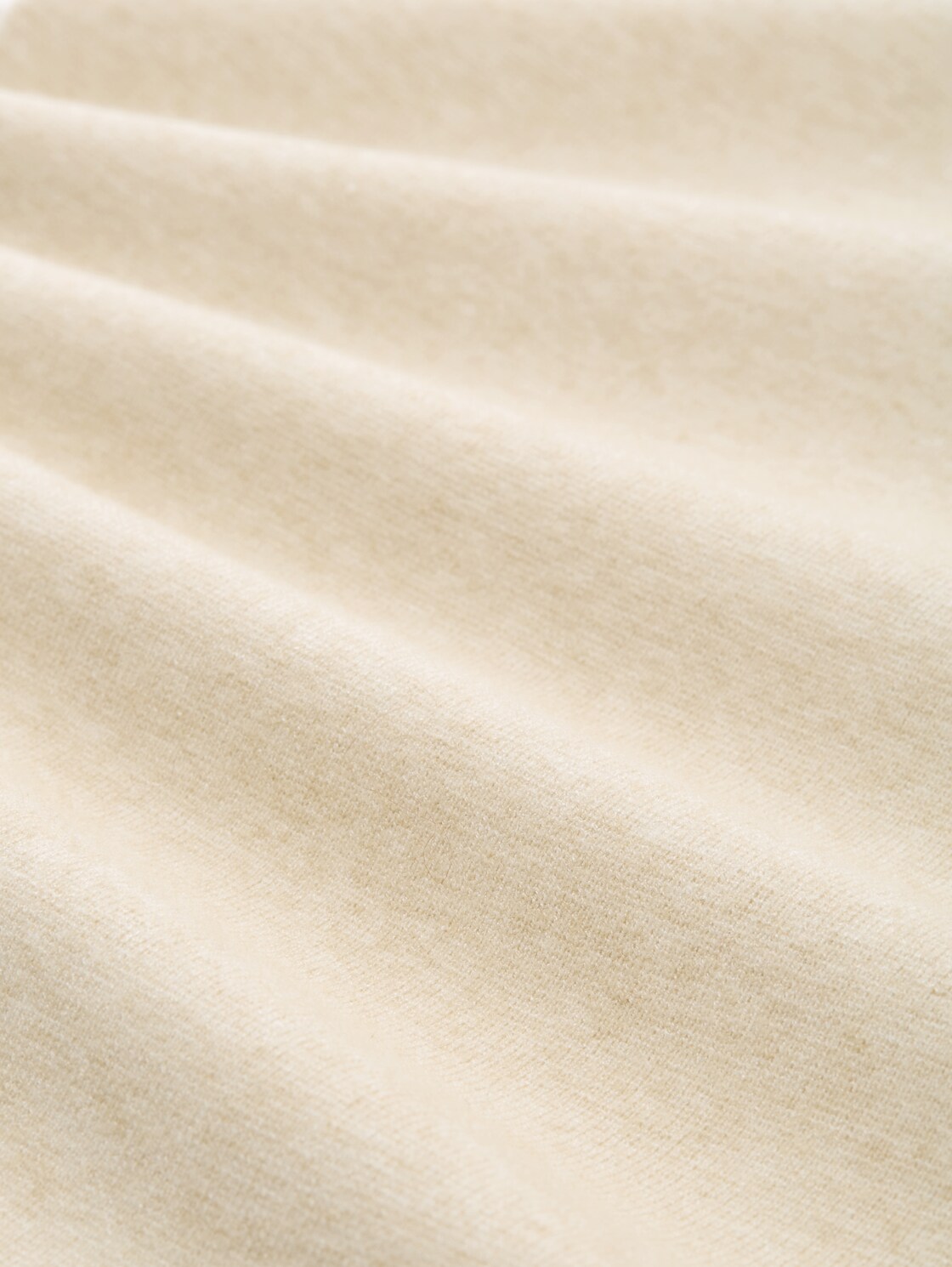 Midi-Rock mit Schlitz - sand stone beige melange - Material-Ansicht