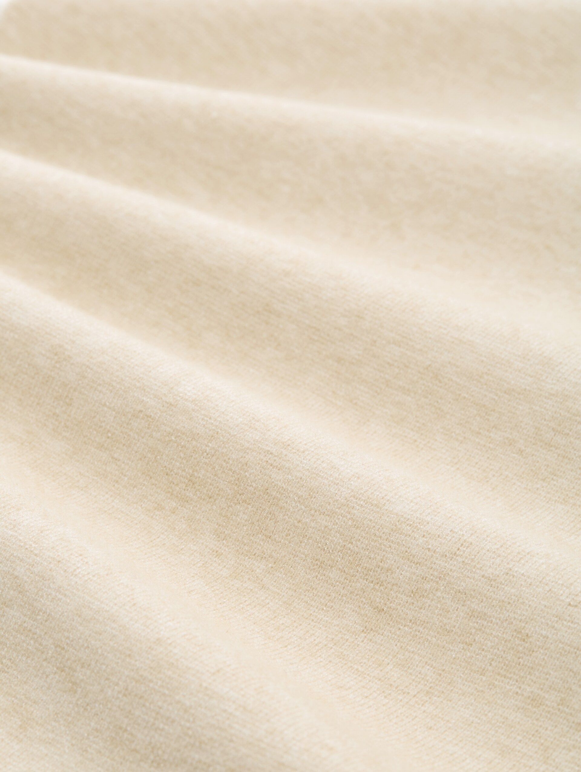 Midi-Rock mit Schlitz - sand stone beige melange - Material-Ansicht