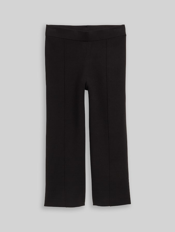 Culotte knit trousers by Women, deep black