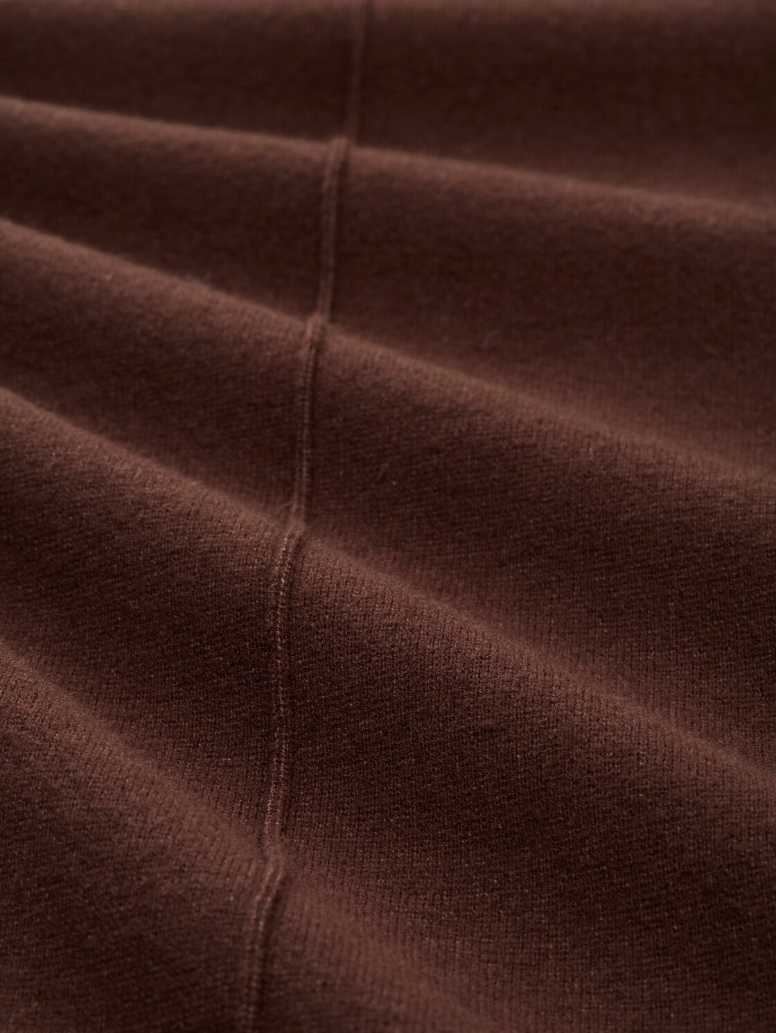 Culotte Strickhose - dark pecan brown melange - Material-Ansicht