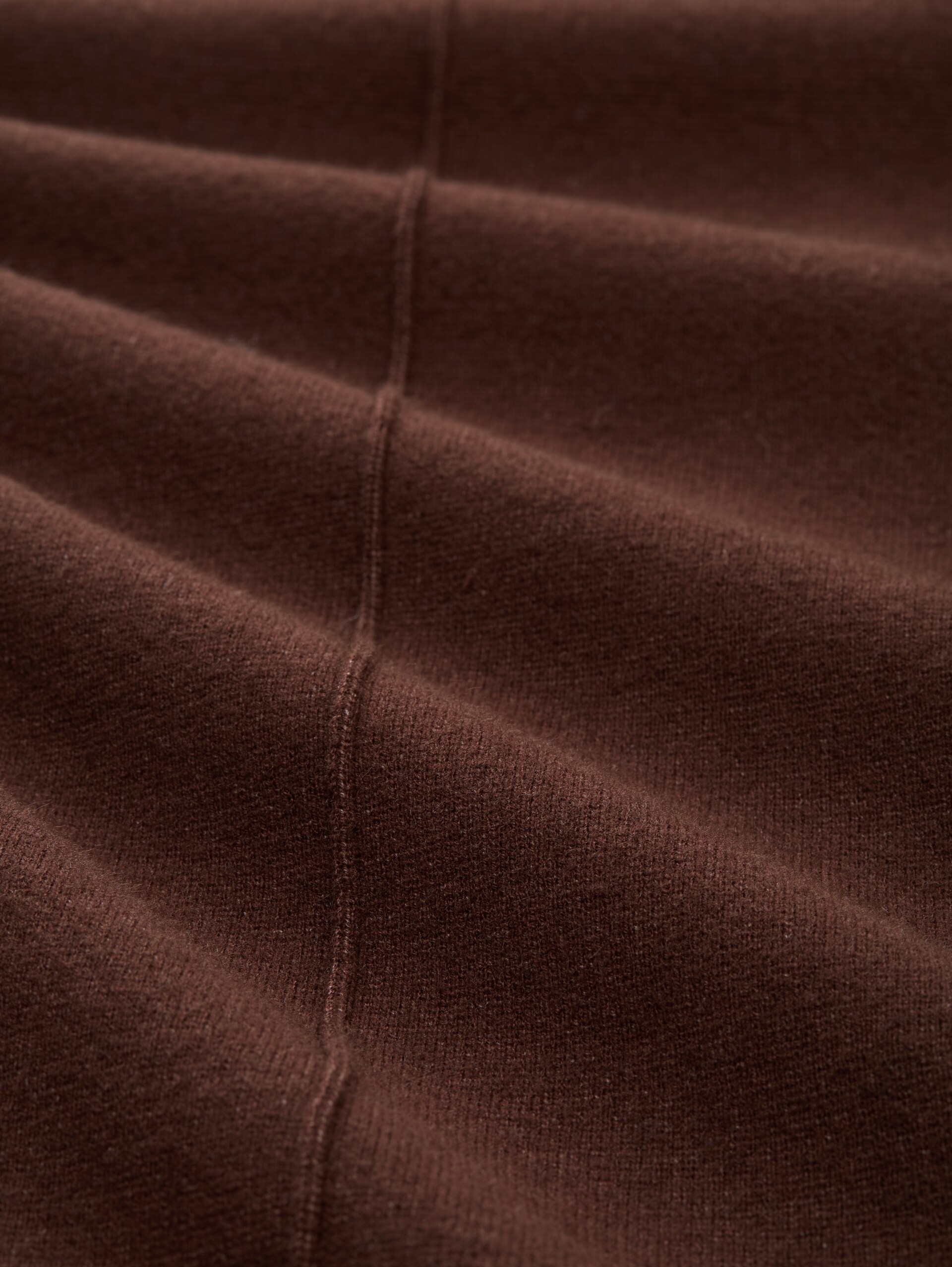 Culotte Strickhose - dark pecan brown melange - Material-Ansicht