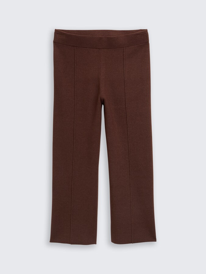 Culotte gebreide broek door Women, dark pecan brown melange