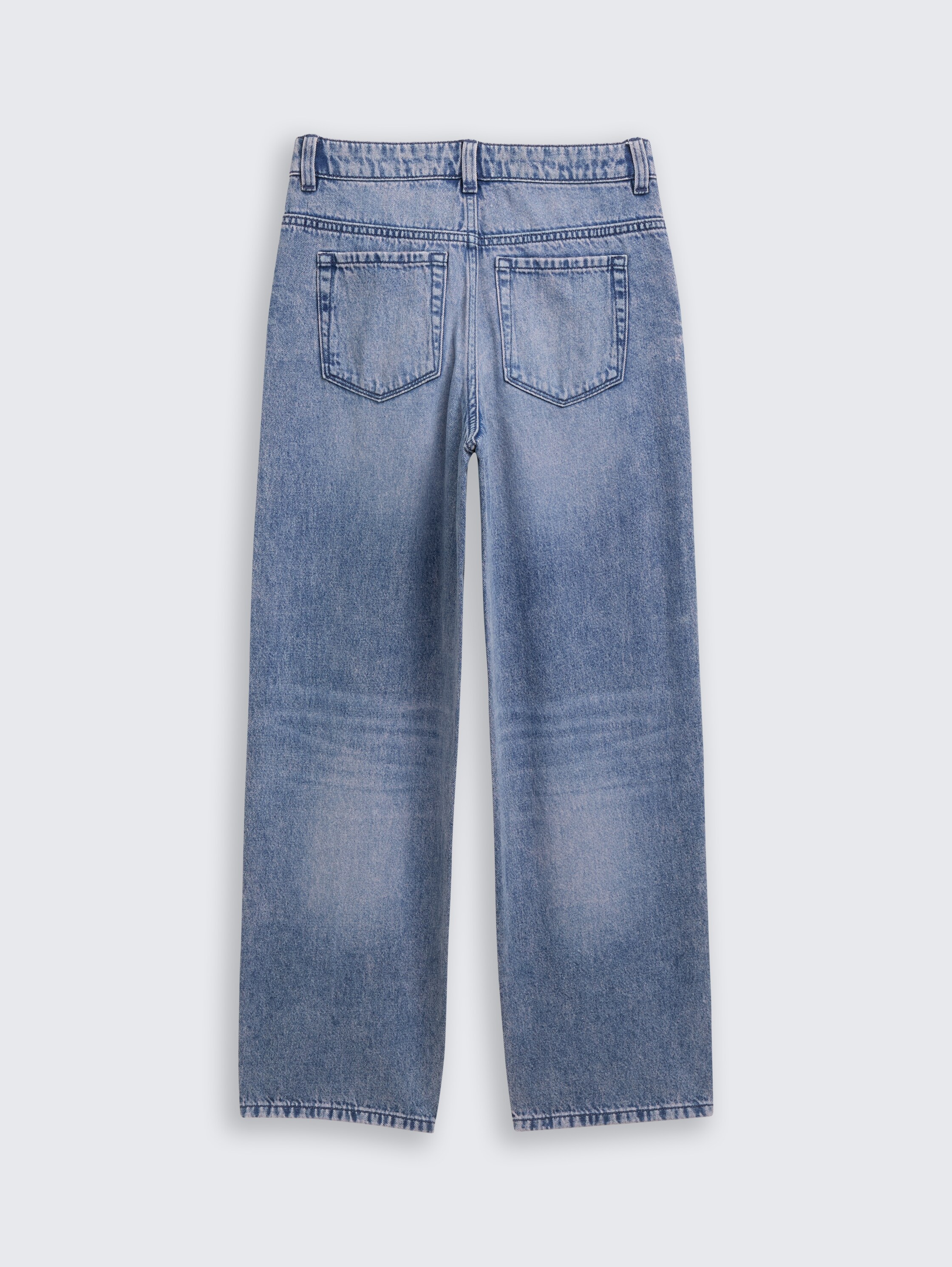Relaxed Fit Jeans - tinted_blue_denim - 