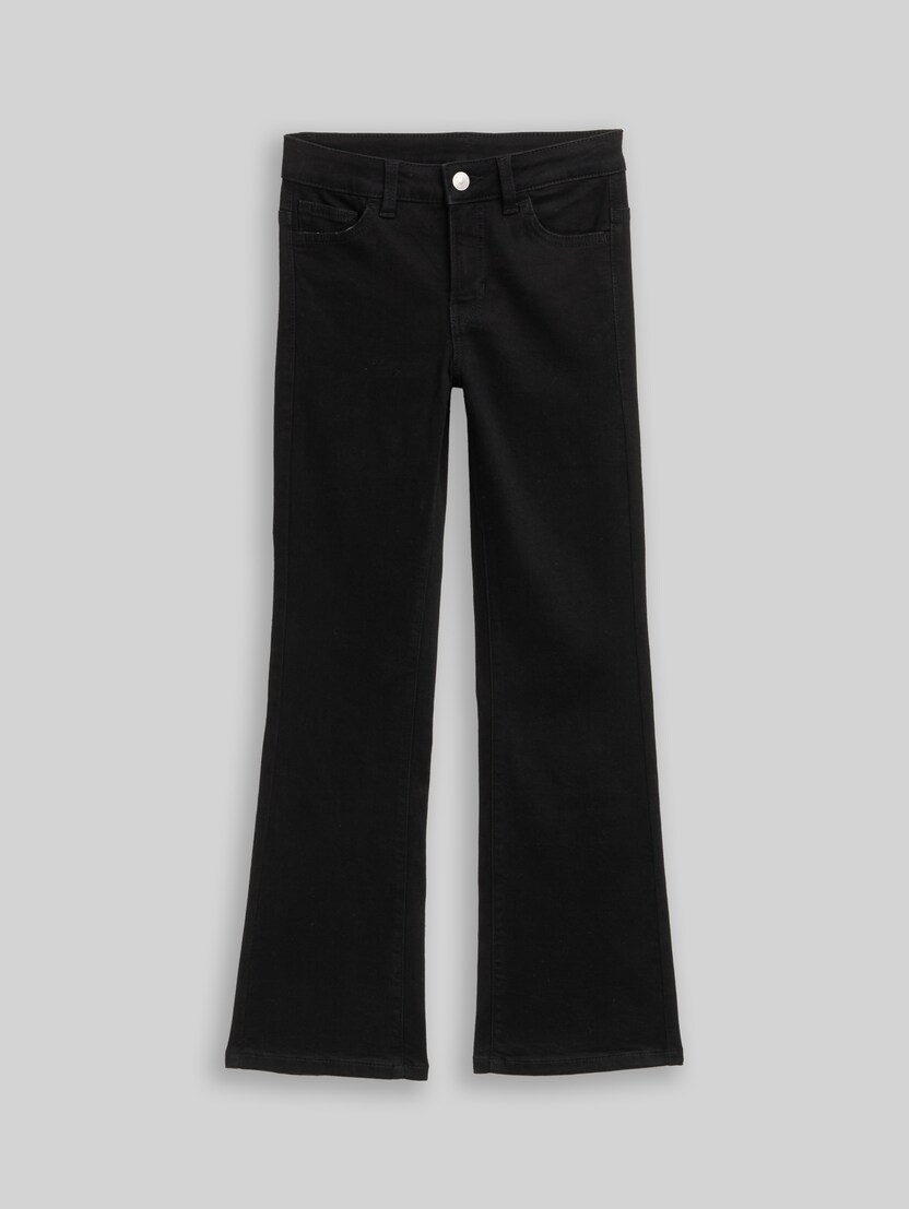 Flared Jeans mit Stretch von Teen Girls, black black denim