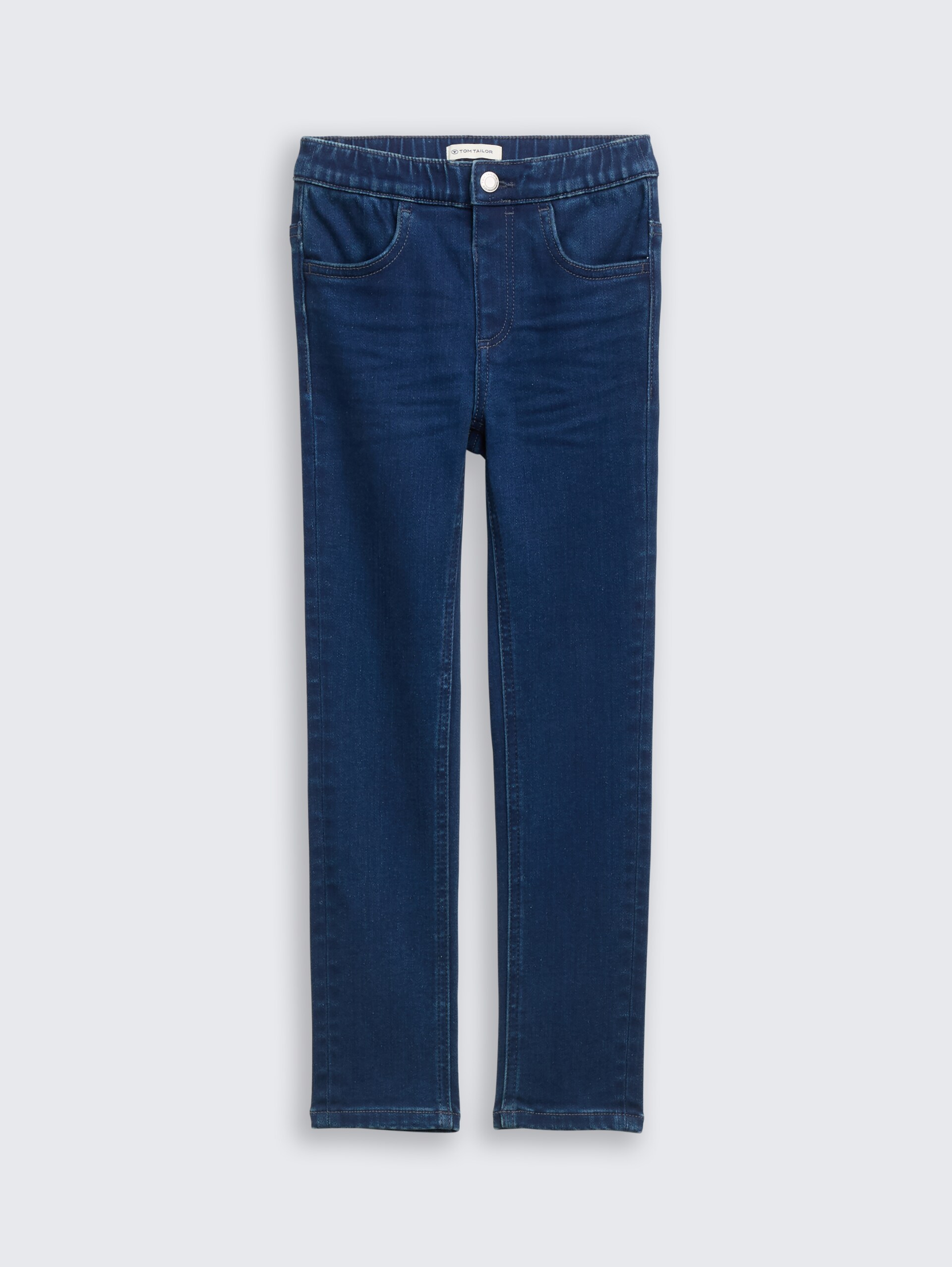 Treggings Hose mit Stretch - mid stone bright blue denim - Vorder-Produkt-Ansicht