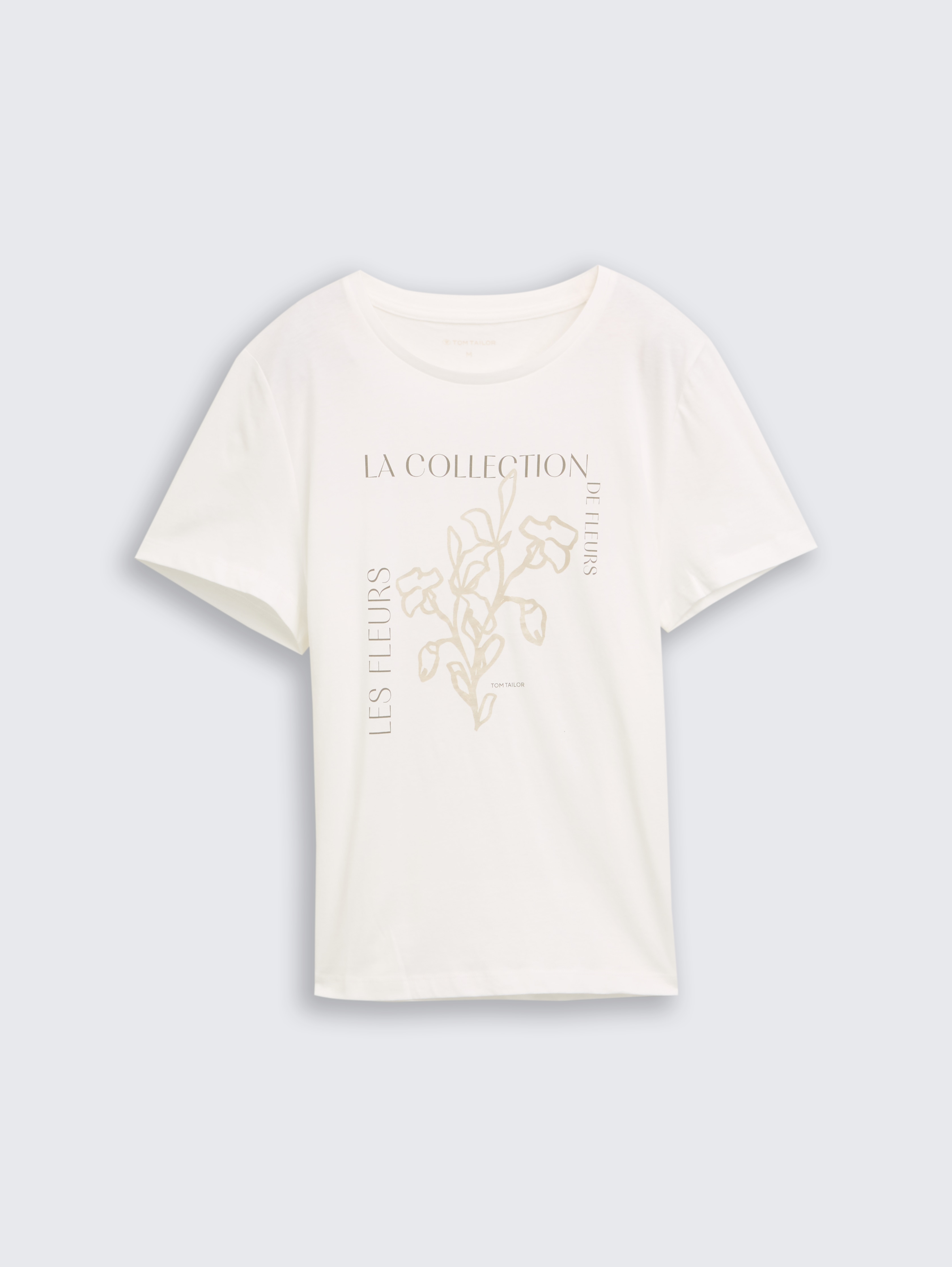 T-Shirt mit Print von Women, Whisper White