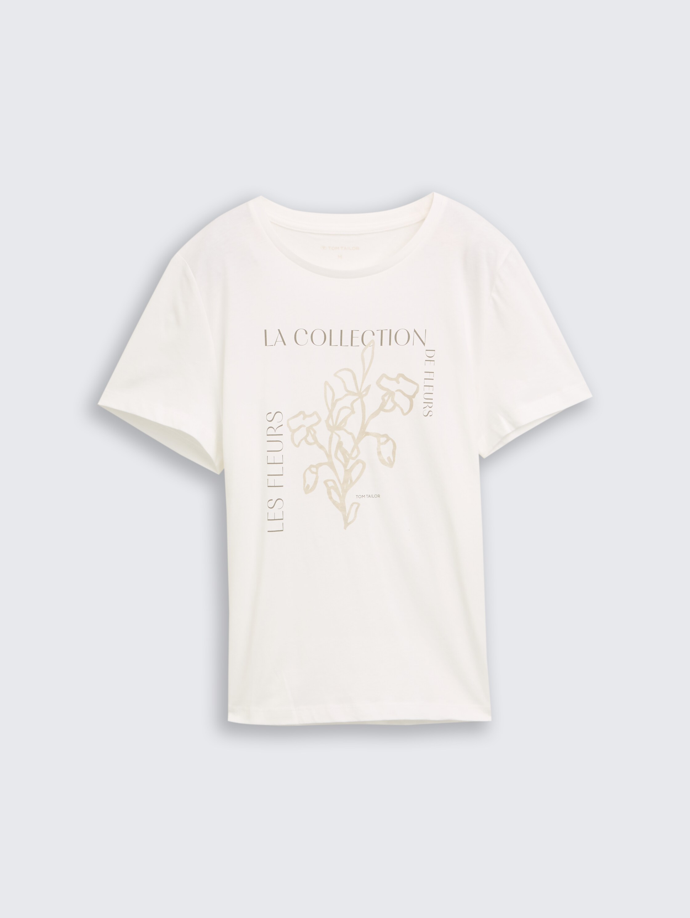 T-shirt met print - Whisper White - Product vooraanzicht