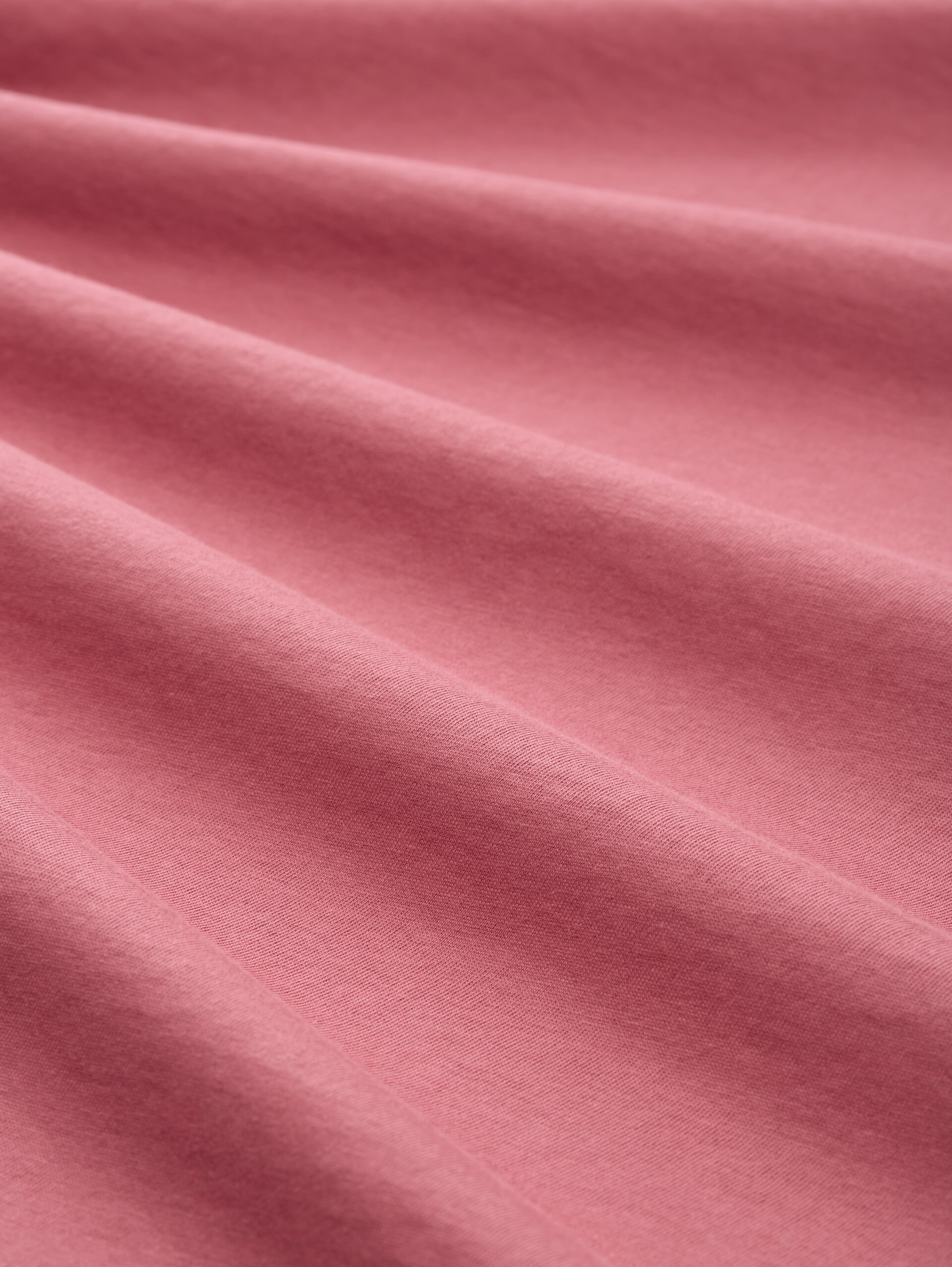 T-Shirt mit Print - cozy pink - Material-Ansicht