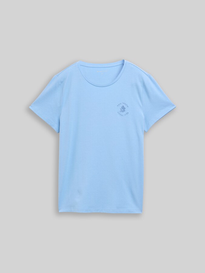 T-Shirt mit Blumen-Stickerei von Women, light fjord blue