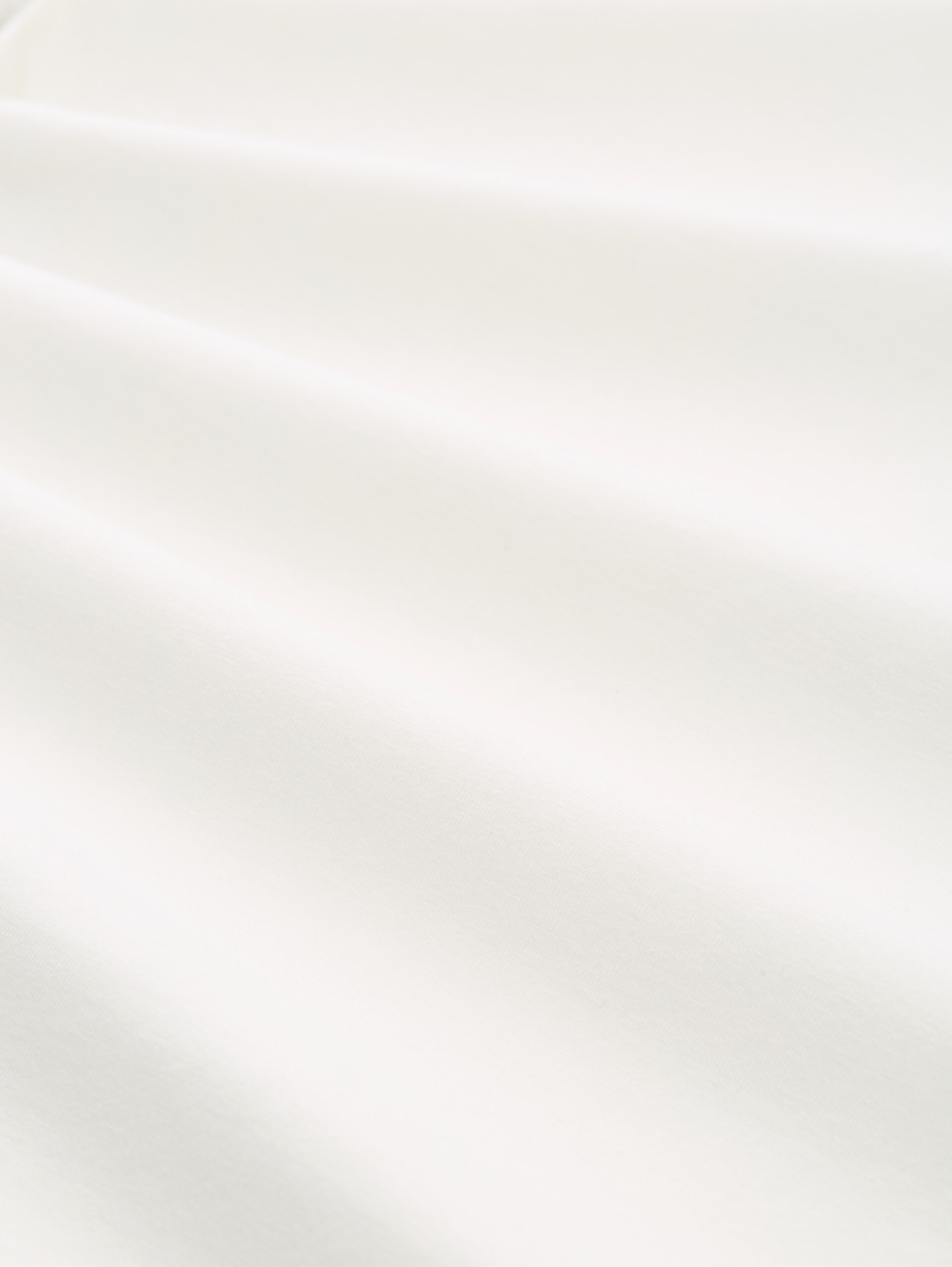 Basic Langarmshirt - Whisper White - Material-Ansicht