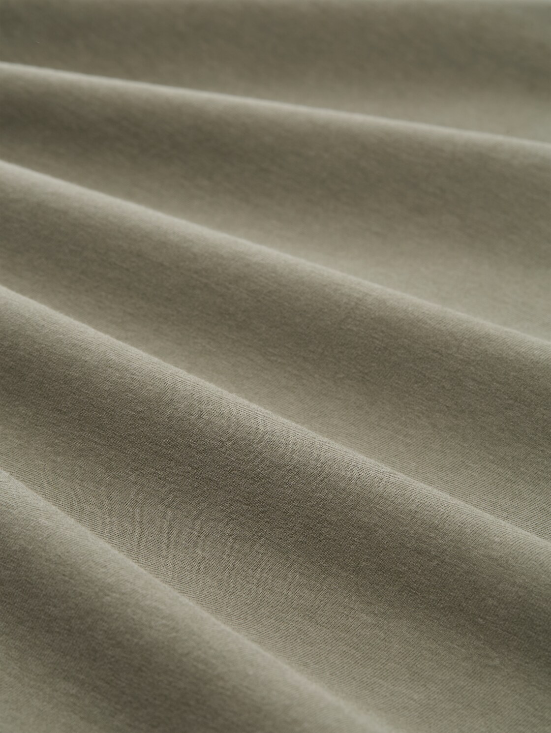 Basic Langarmshirt - cloudy green - Material-Ansicht