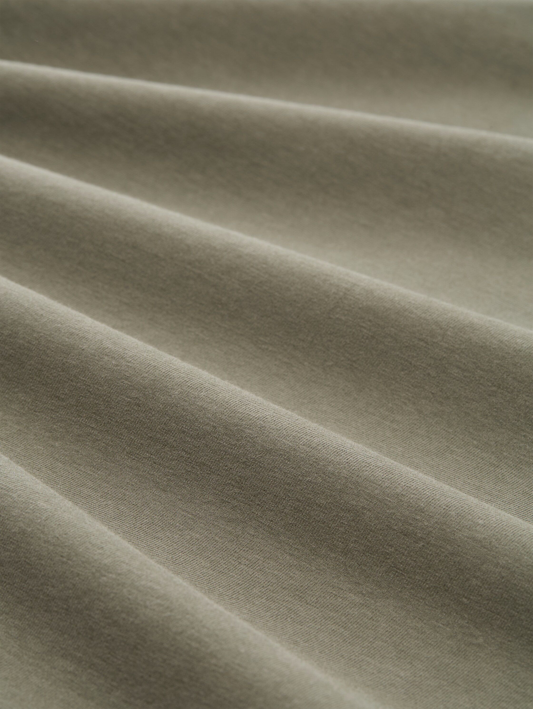 T-shirt à manches longues basique - cloudy green - Vue de la matière