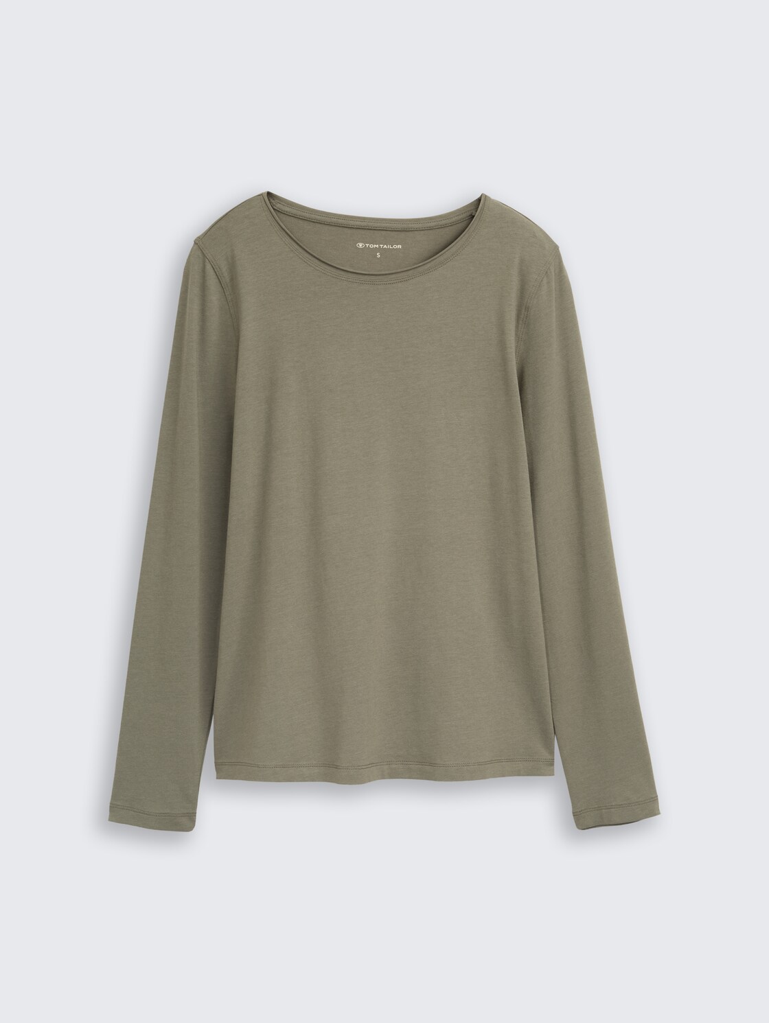 Basic Langarmshirt - cloudy green - Vorder-Produkt-Ansicht