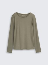T-shirt basique à manches longues - cloudy green - Vue de face du produit
