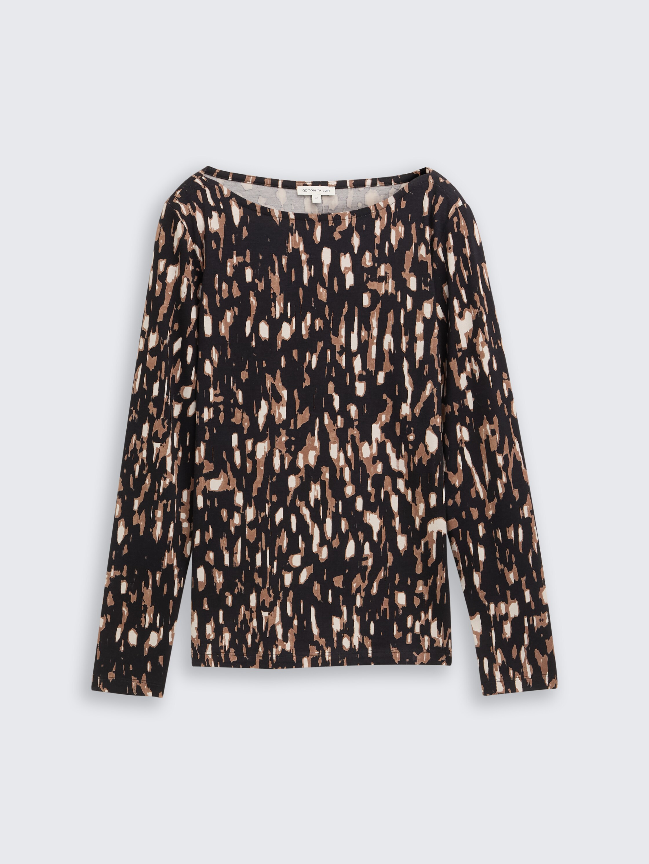 Langarmshirt mit Muster - brown_sparkle_design - 