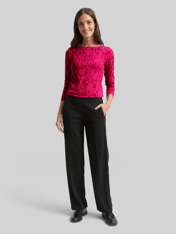Shirt met lange mouwen en patroon door Women, pink sparkle design