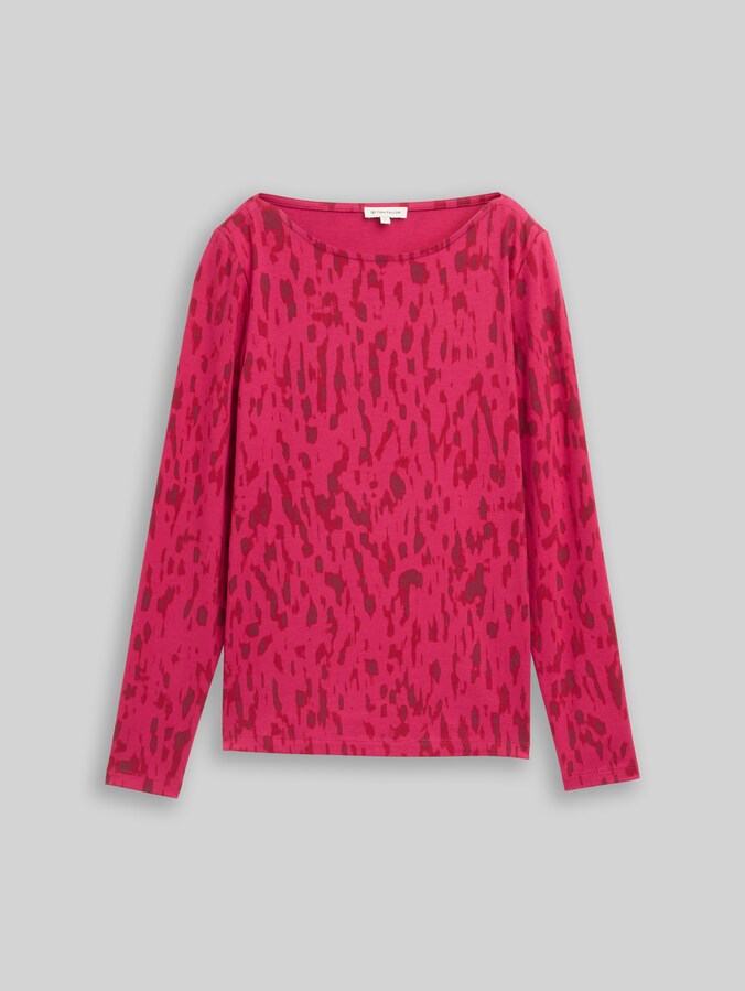 Langarmshirt mit Muster von Women, pink sparkle design