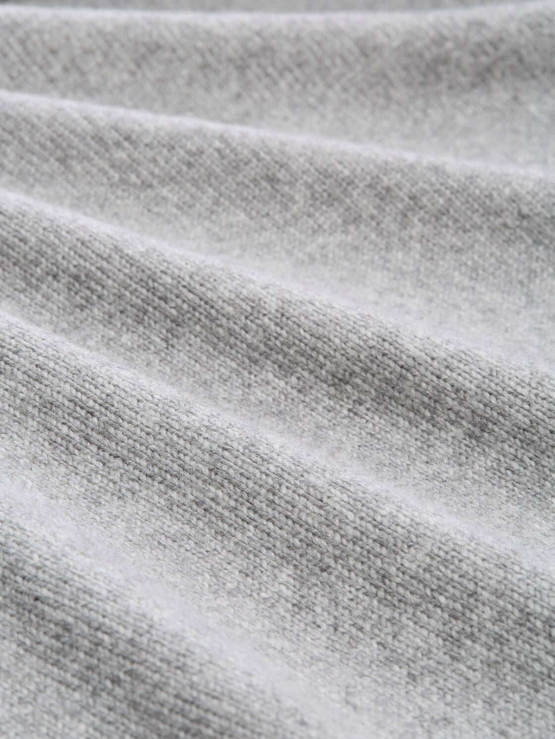 Loose Fit Cardigan mit V-Ausschnitt - medium silver grey melange - Material-Ansicht