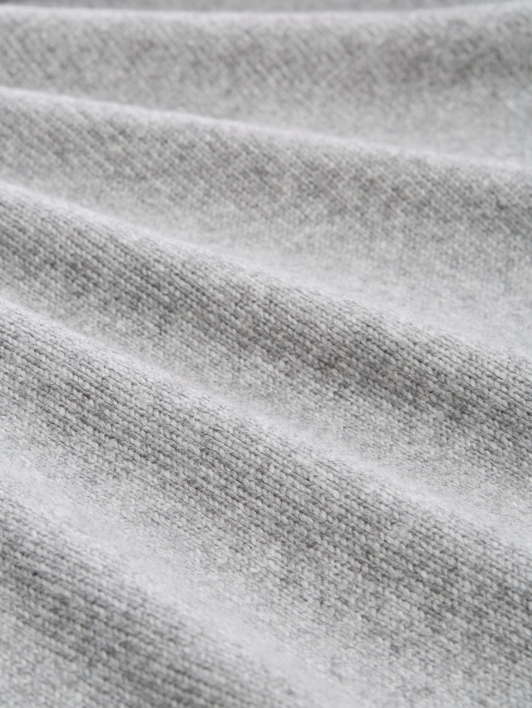 Cardigan ample à encolure en V - medium silver grey melange - Vue de la matière