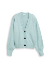 Sélectionné, Cardigan ample à encolure en V par Tom Tailor, bleu