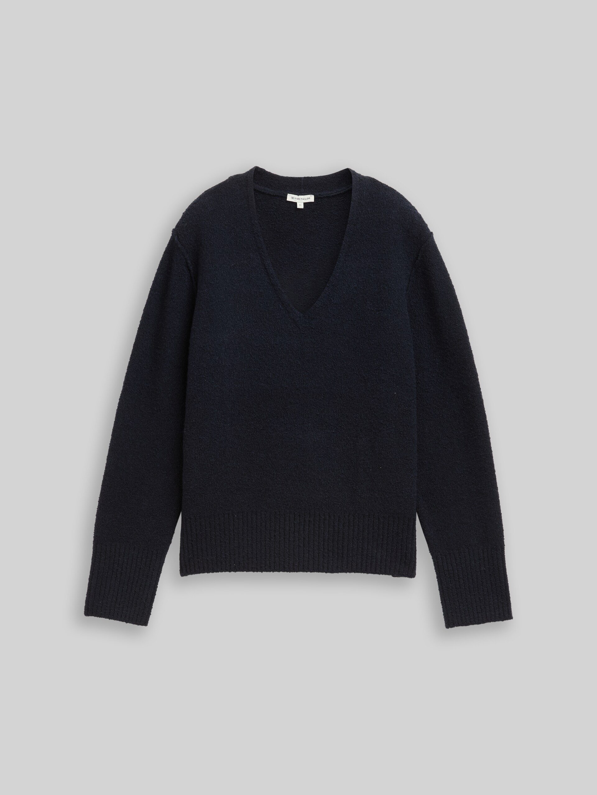 Pull en maille bouclée - sky captain blue
