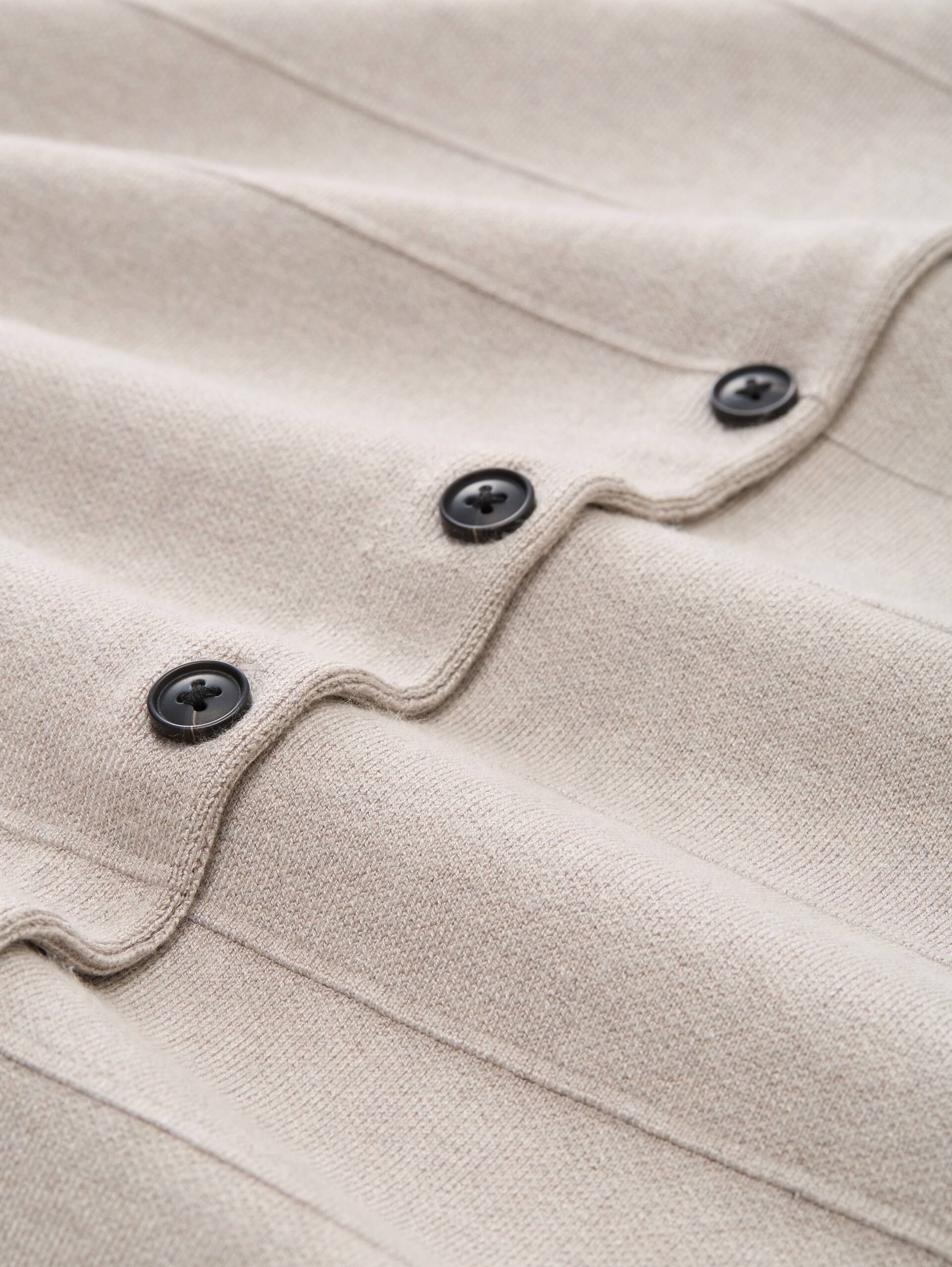 Cardigan ample - dark clouds grey melange - Vue de la matière