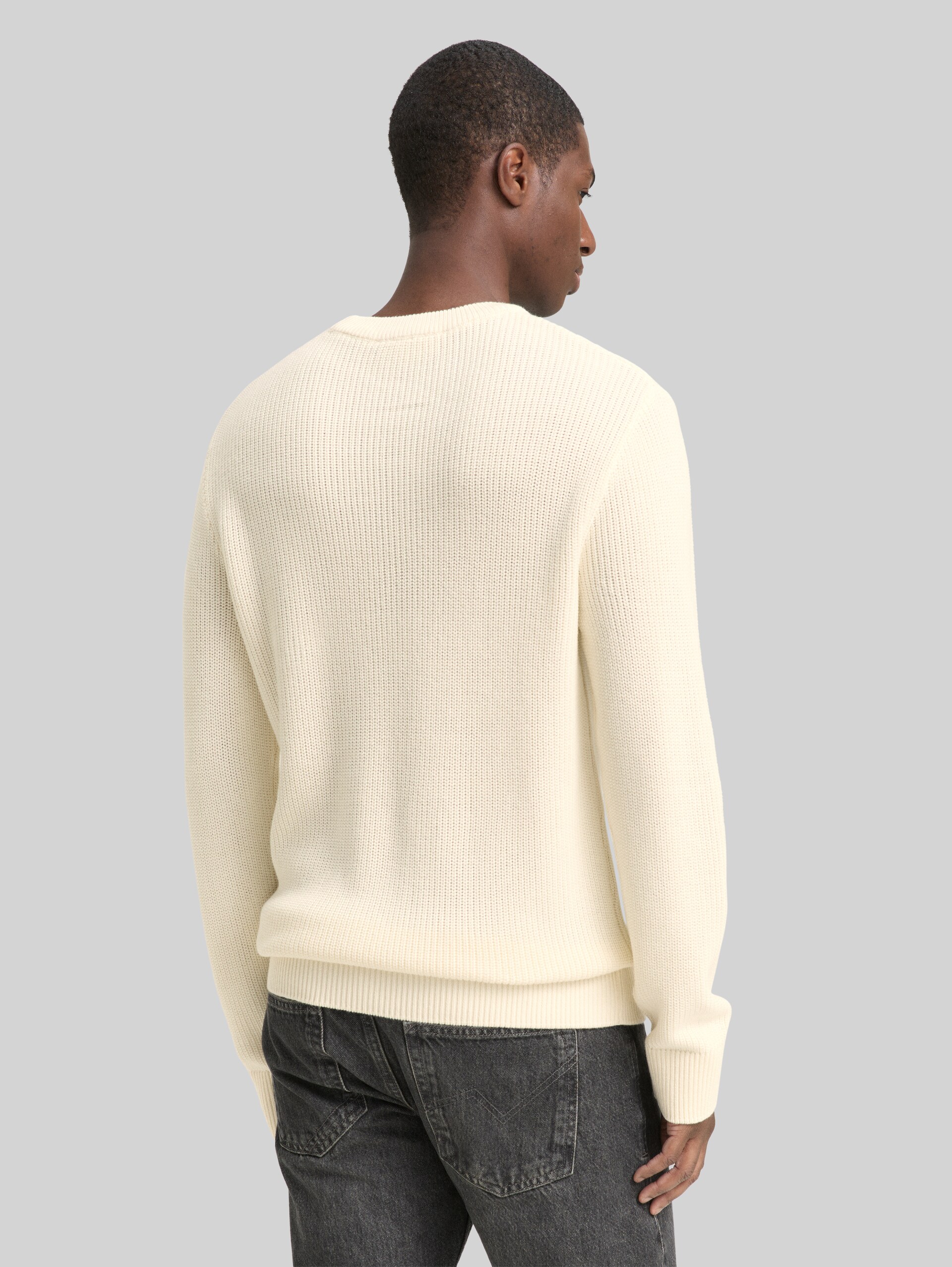 Knitted jumper - Wool White
